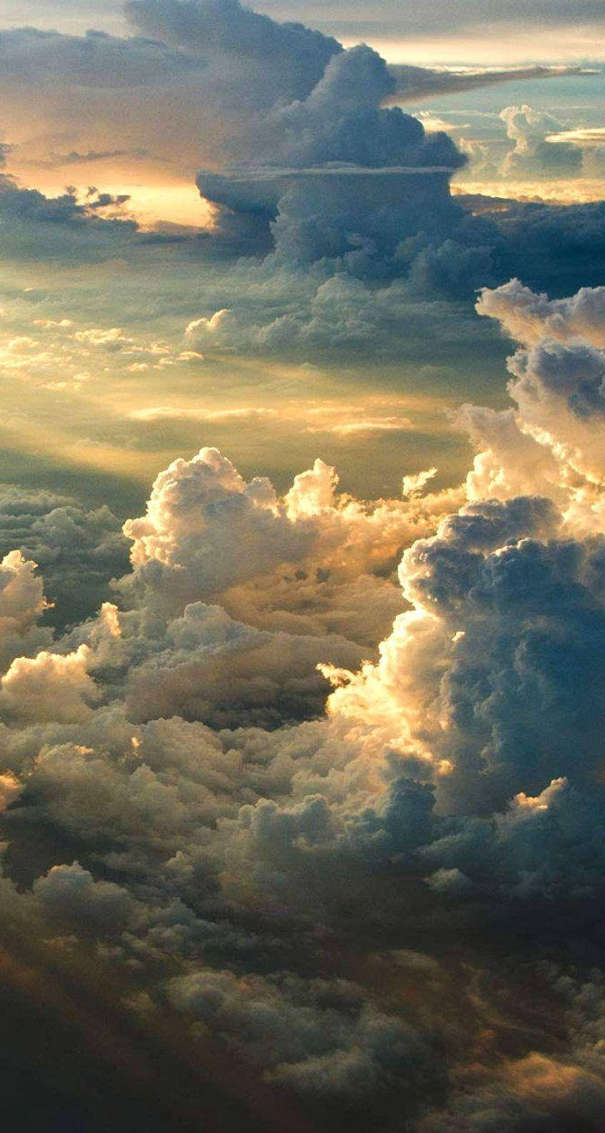 848X1588 Clouds Wallpaper and Background