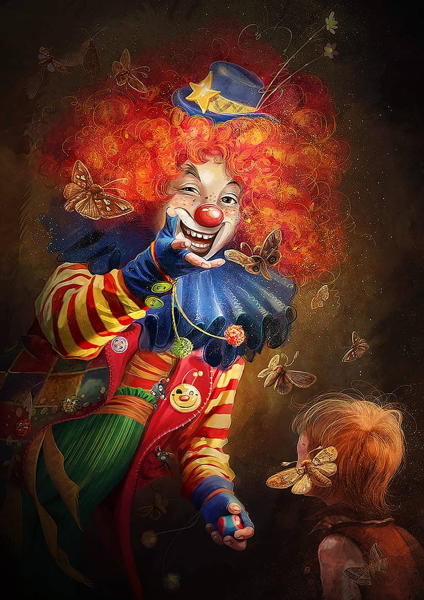 1456X2060 Clown Wallpaper and Background