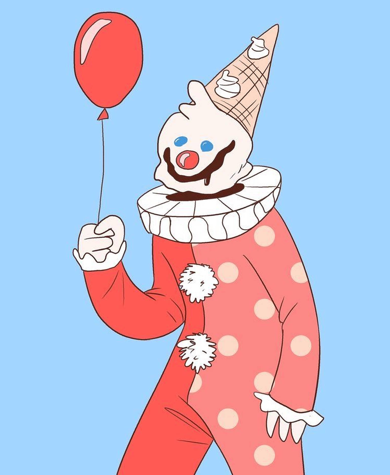 1663X2022 Clown Wallpaper and Background