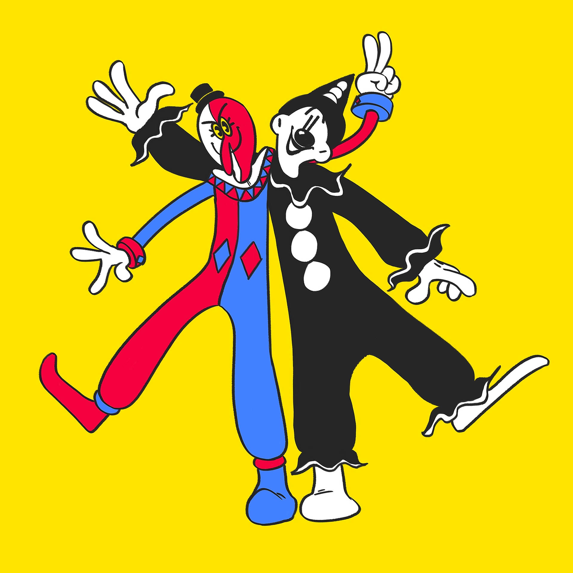 2035X2035 Clown Wallpaper and Background
