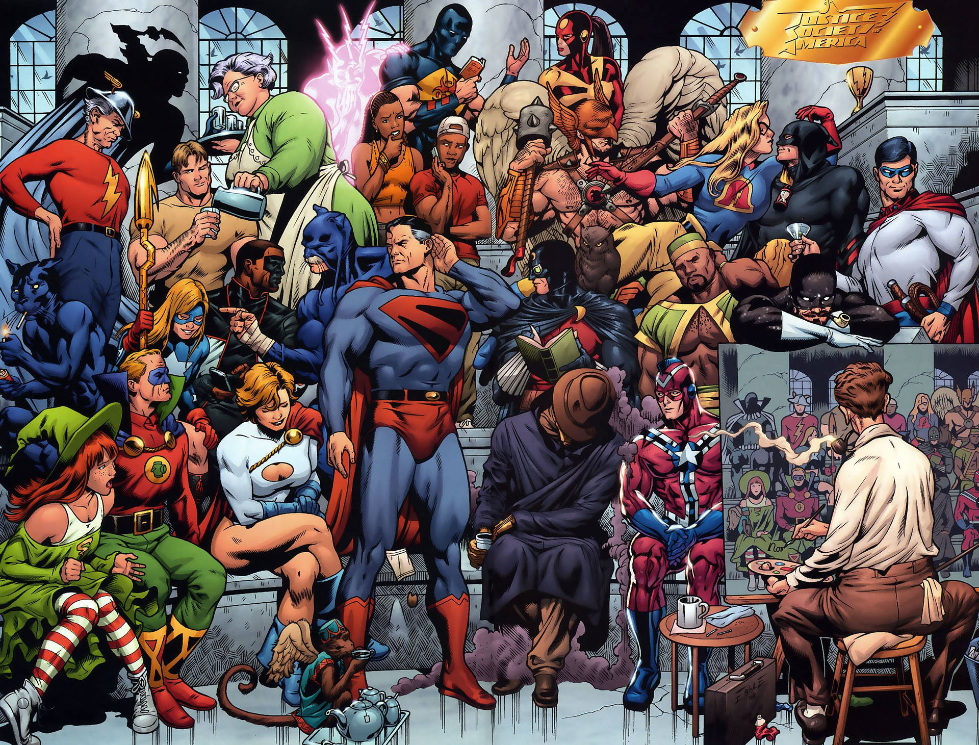 Comic Book 2400X1826 Wallpaper and Background Image