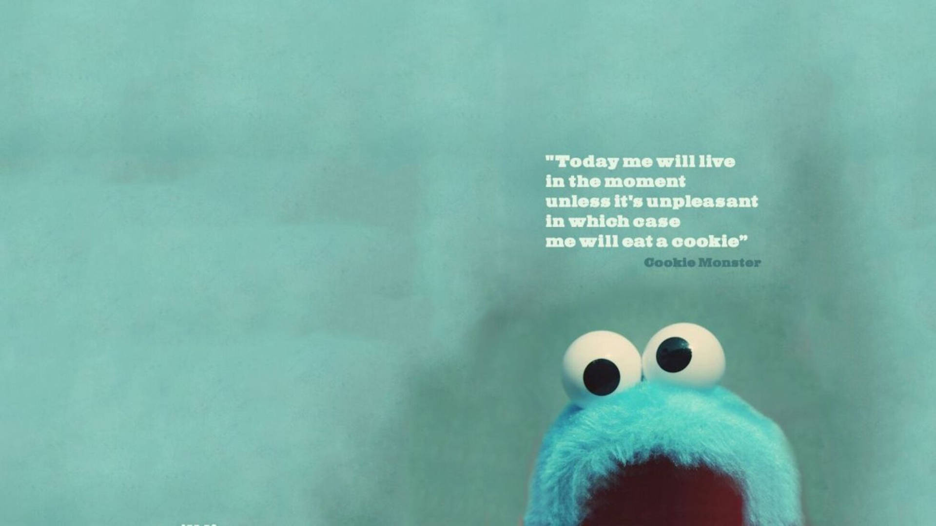 1955X1100 Cookie Monster Wallpaper and Background