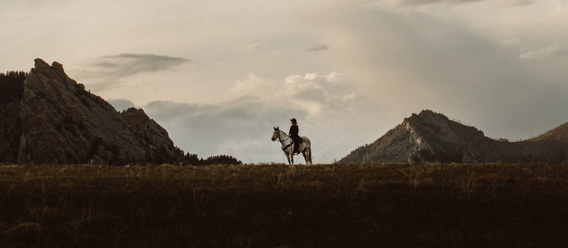 3739X1636 Cowboy Wallpaper and Background