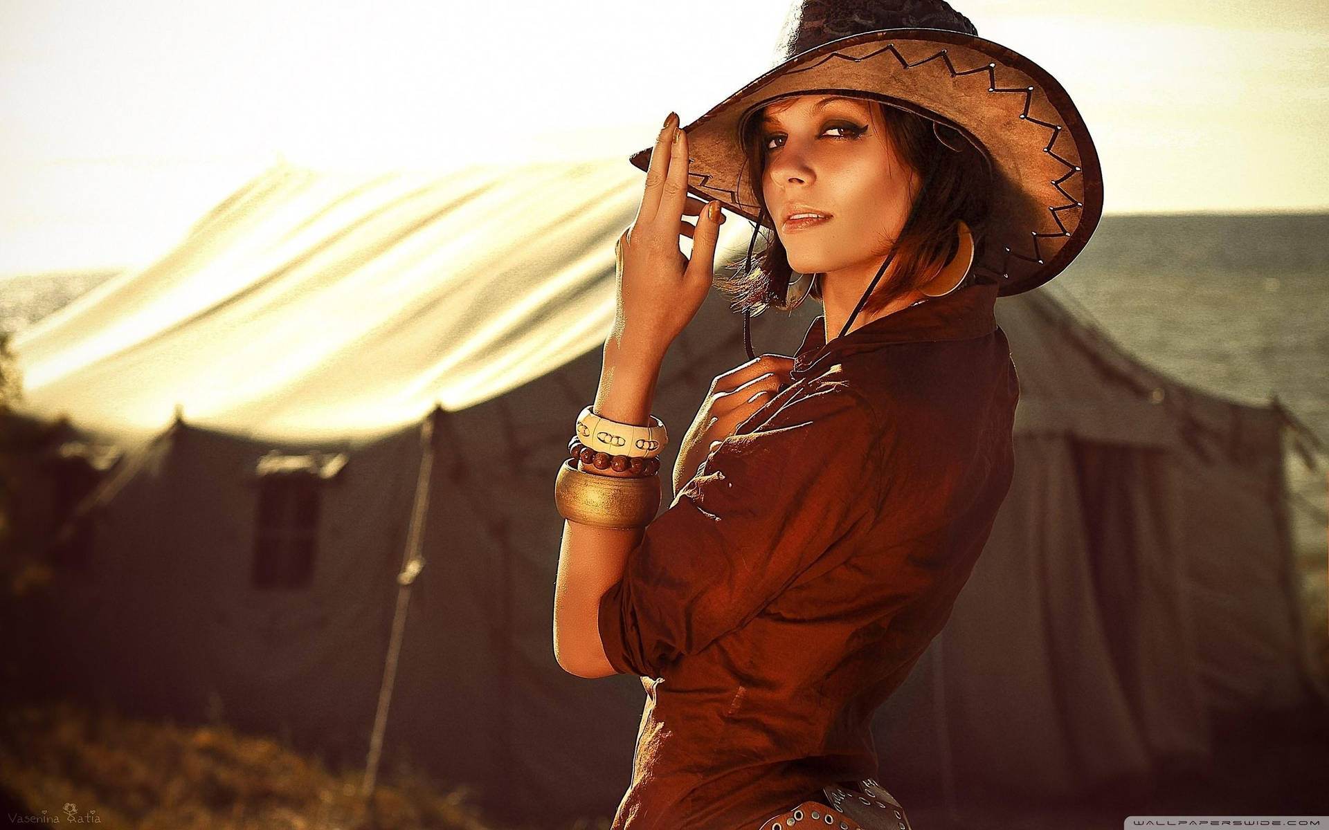 2560X1600 Cowgirl Wallpaper and Background