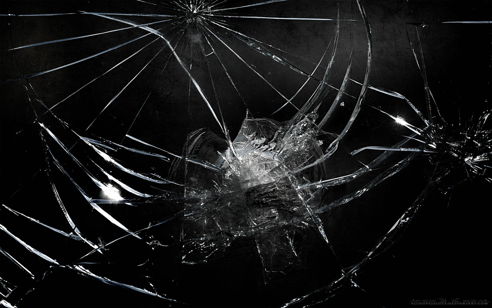 Cracked Screen 1600X1000 Wallpaper and Background Image