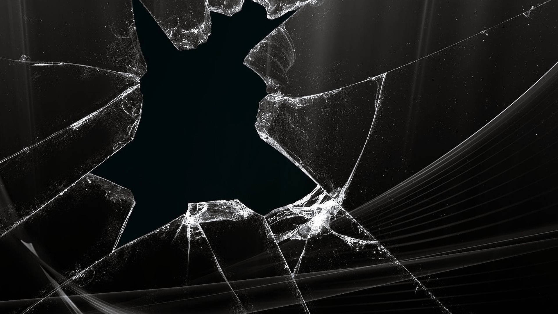2064X1161 Cracked Screen Wallpaper and Background
