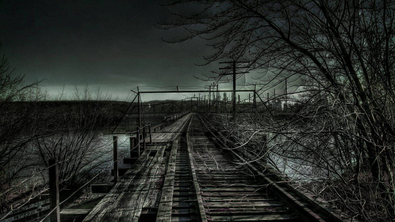 1366X768 Creepy Wallpaper and Background