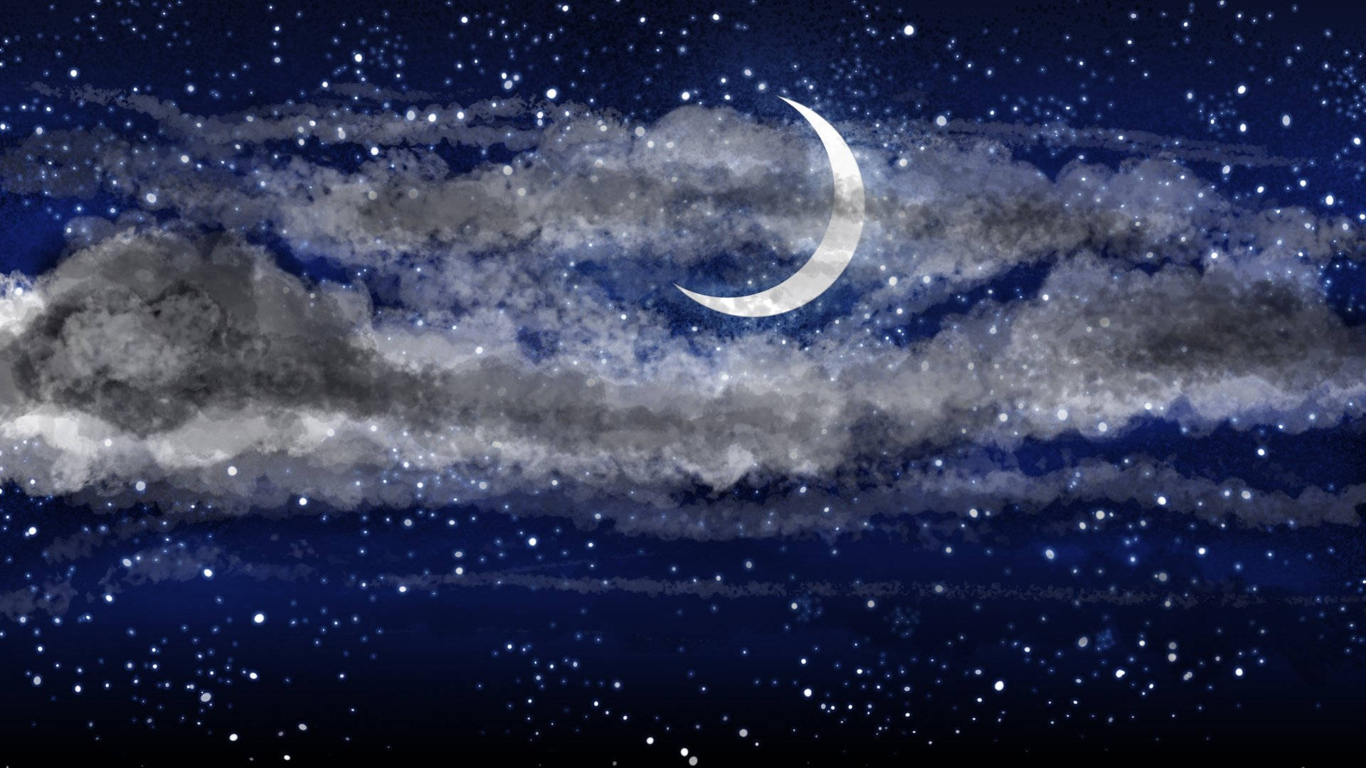 1920X1080 Crescent Moon Wallpaper and Background