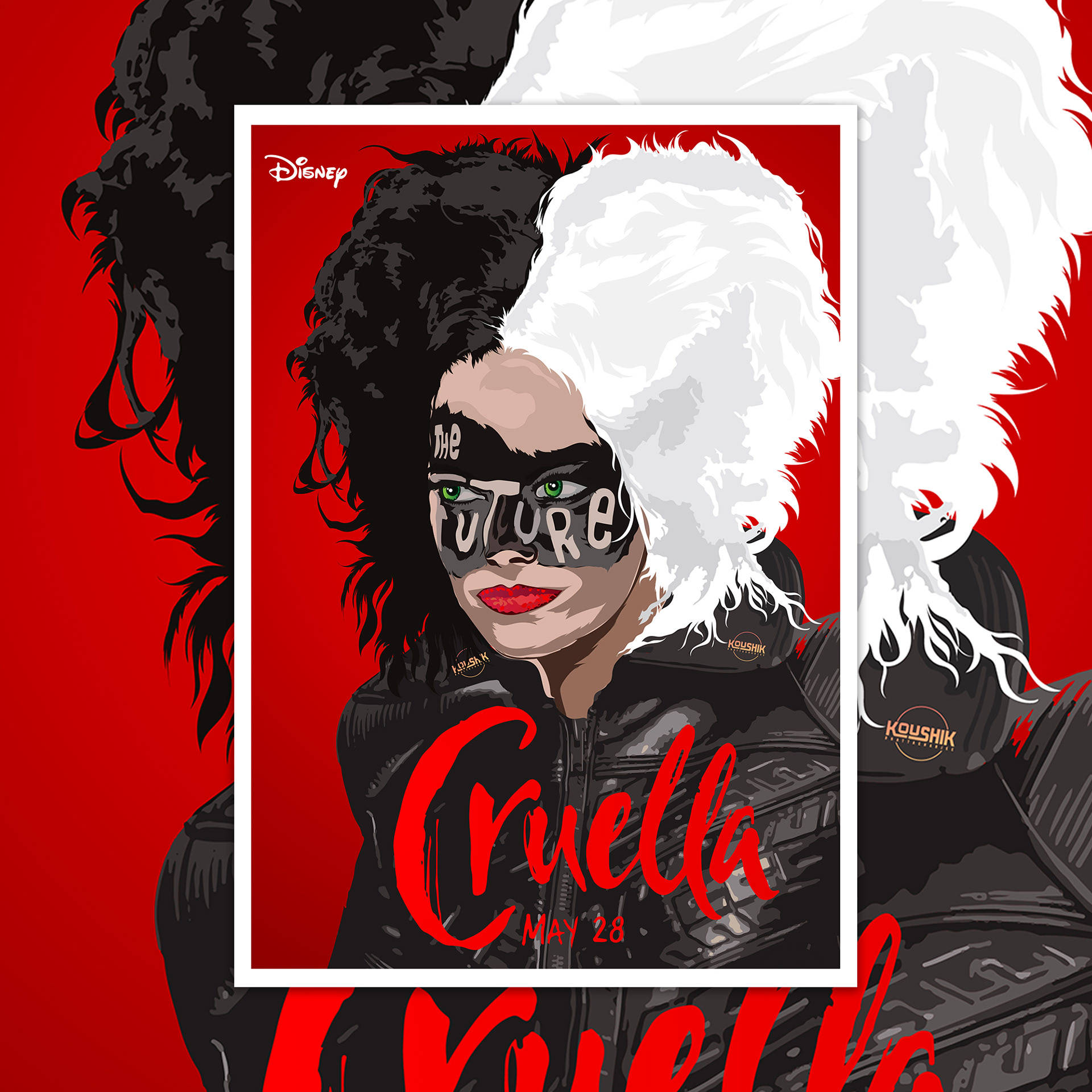 1920X1920 Cruella Wallpaper and Background