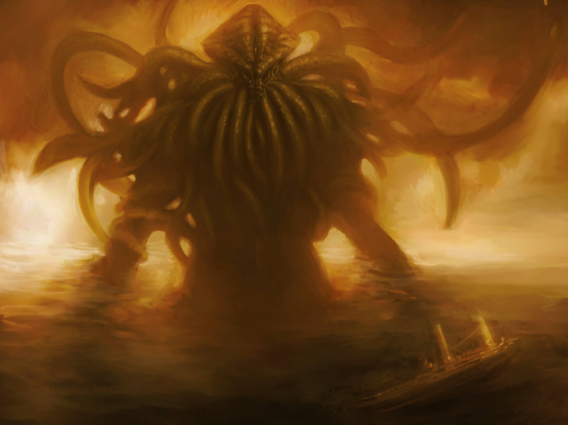 1810X1354 Cthulhu Wallpaper and Background