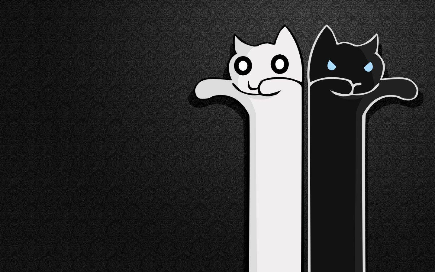 1440X900 Cute Black Wallpaper and Background