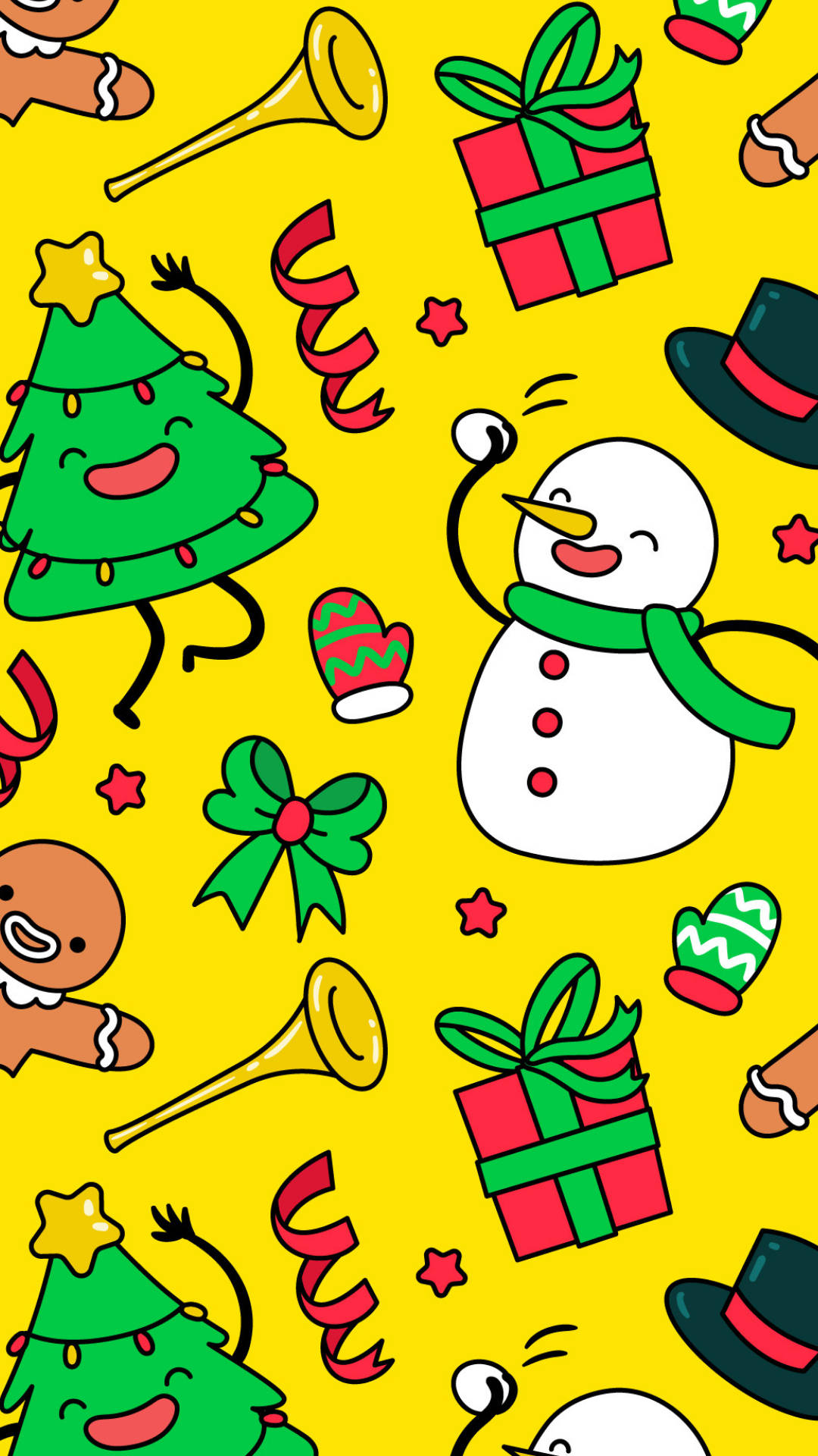Cute Christmas 1080X1920 wallpaper