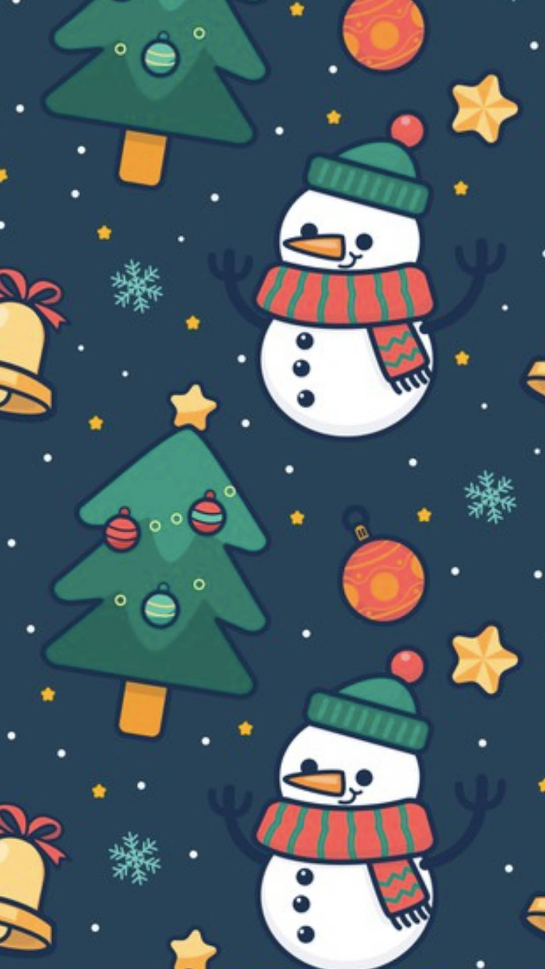 1080X1920 Cute Christmas Wallpaper and Background