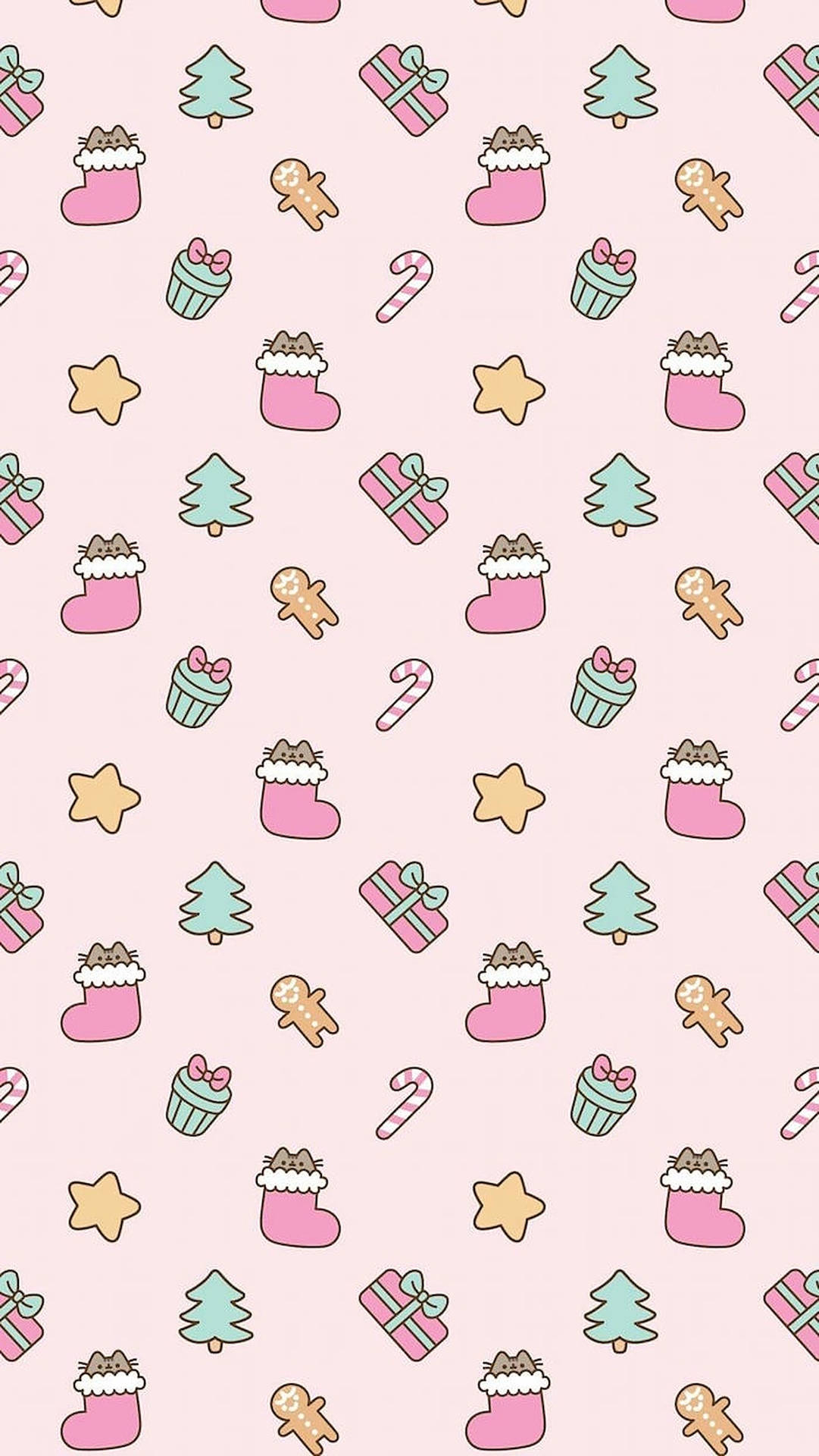 1183X2102 Cute Christmas Wallpaper and Background