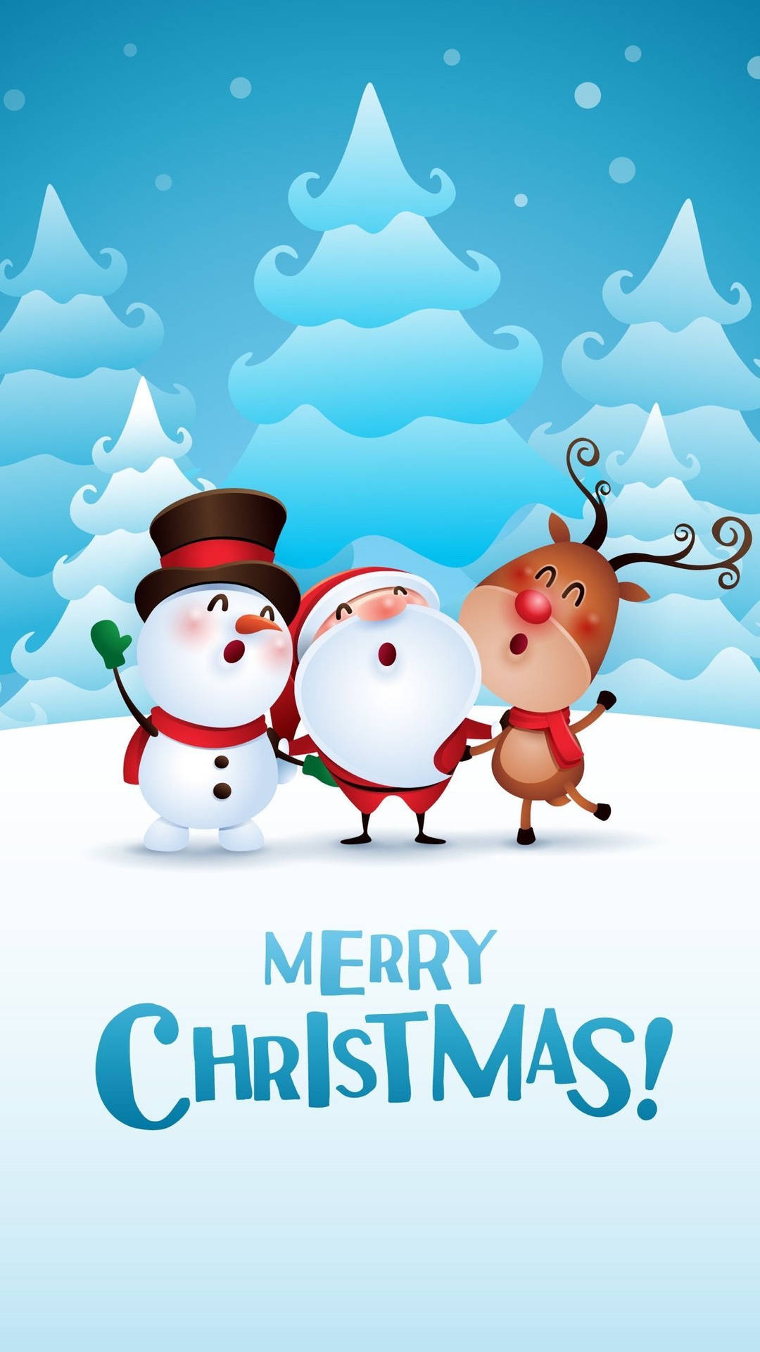 Cute Christmas 1242X2208 Wallpaper and Background Image