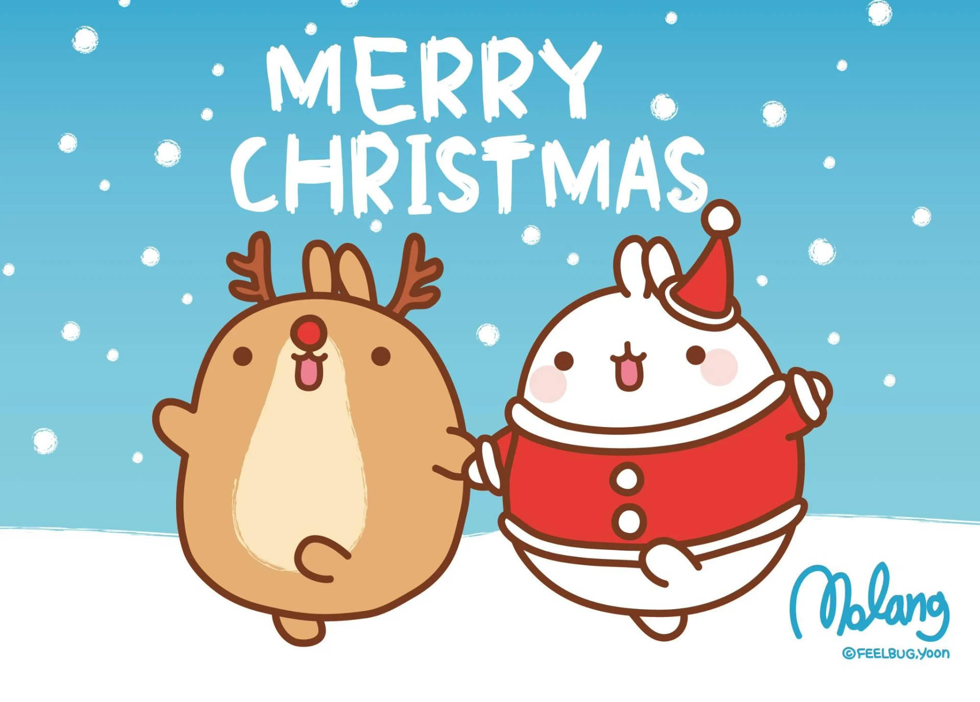 Cute Christmas 2048X1468 wallpaper