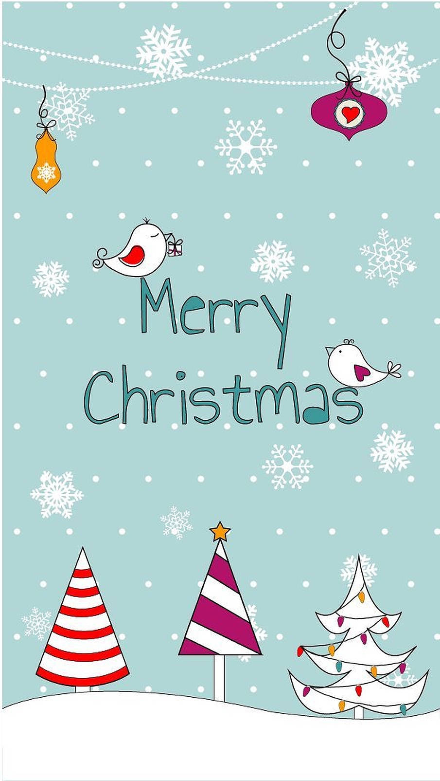 905X1604 Cute Christmas Wallpaper and Background