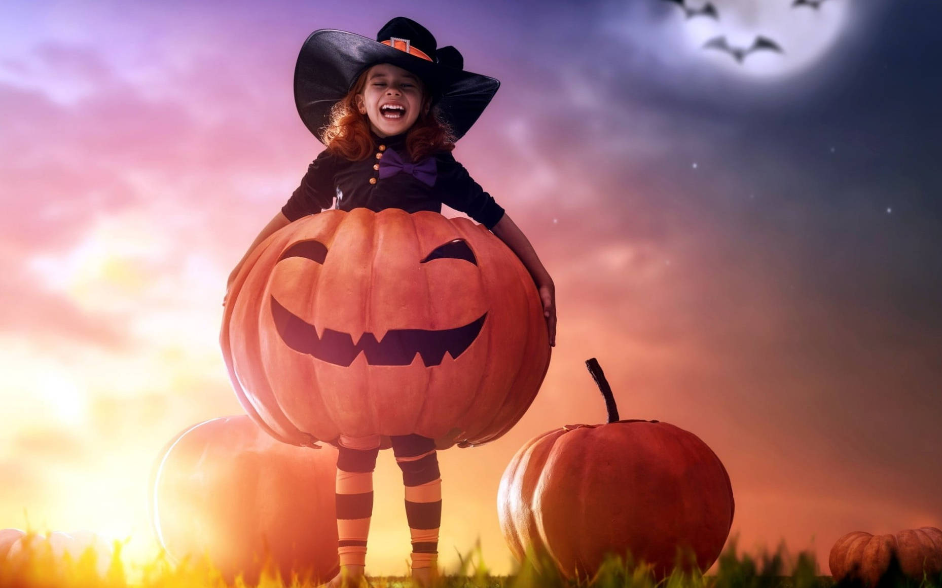 Cute Halloween 1858X1161 Wallpaper and Background Image