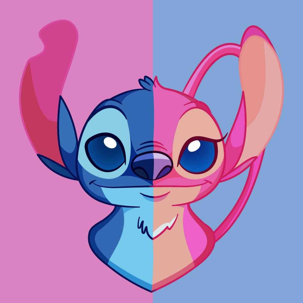 Cute Stitch 1000X1000 Wallpaper and Background Image
