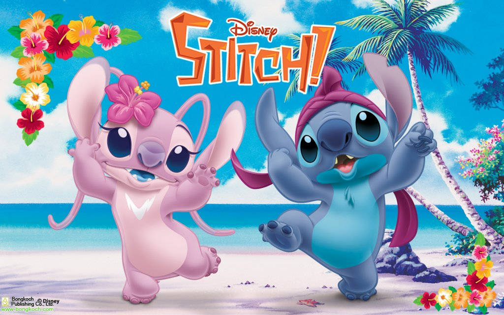 Cute Stitch 1024X640 Wallpaper and Background Image