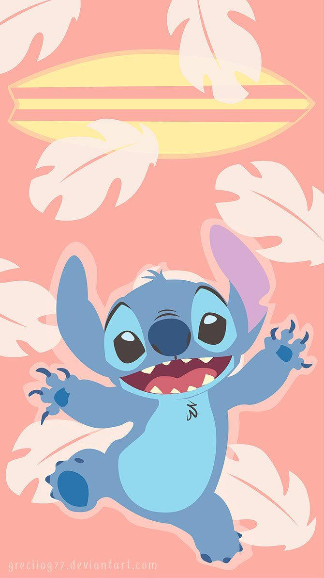 Cute Stitch 670X1192 Wallpaper and Background Image
