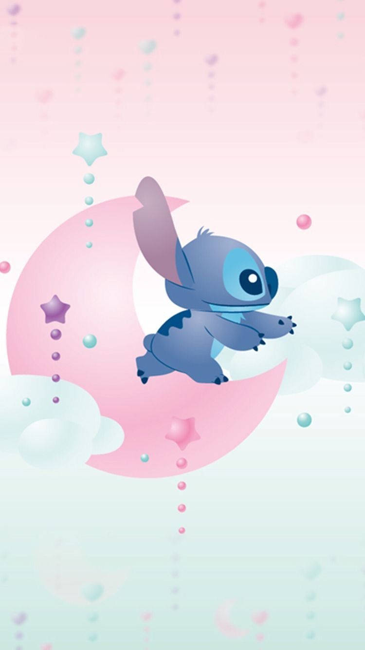 Cute Stitch 750X1333 Wallpaper and Background Image