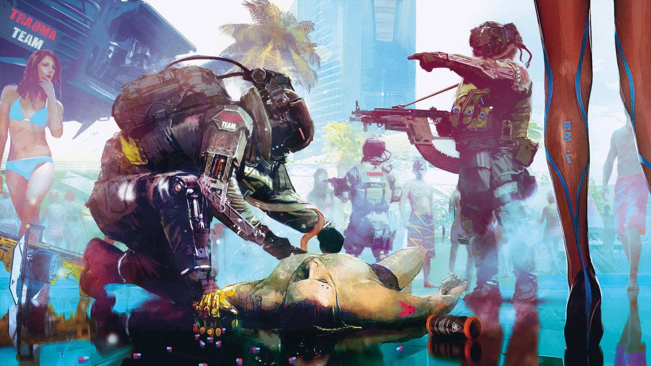Cyberpunk 2077 1280X720 Wallpaper and Background Image