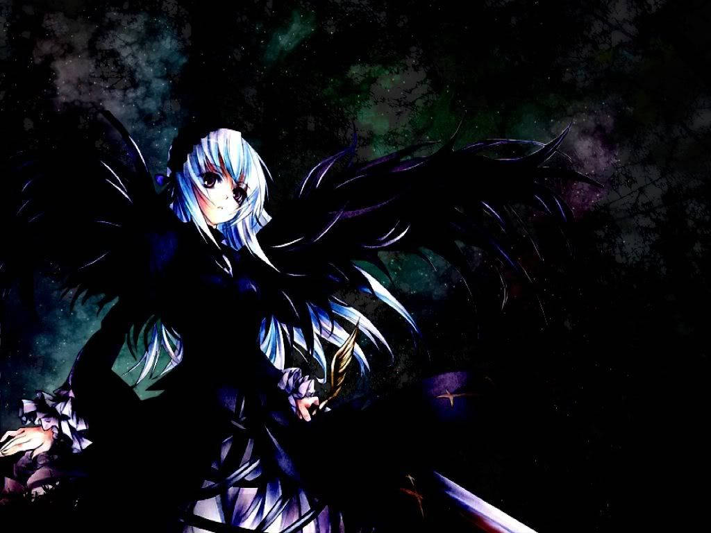 1024X768 Dark Anime Wallpaper and Background