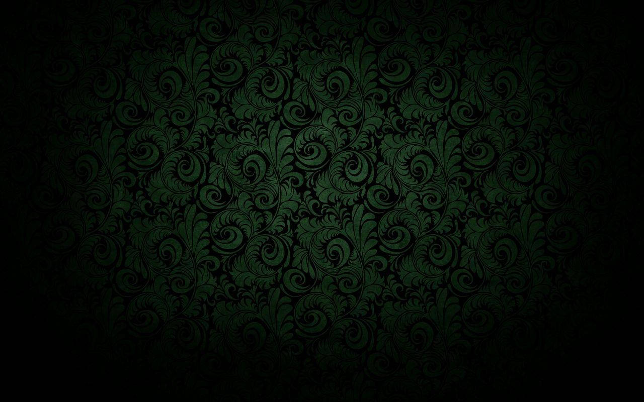 1280X800 Dark Green Wallpaper and Background