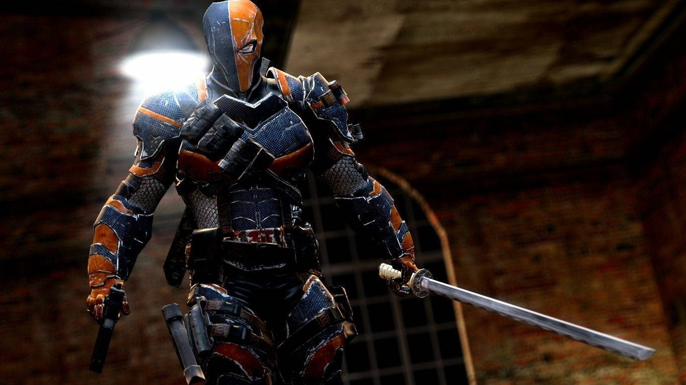 Deathstroke 1366X768 Wallpaper and Background Image