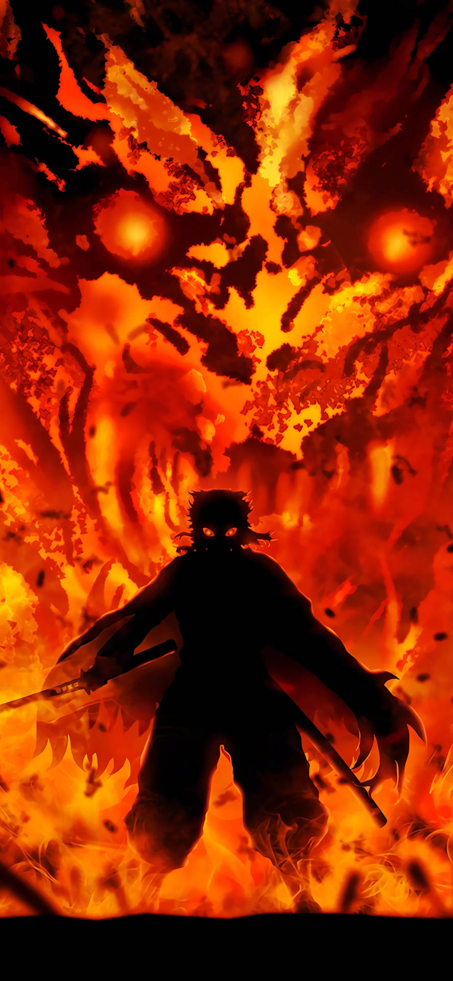 1242X2688 Demon Slayer Iphone Wallpaper and Background