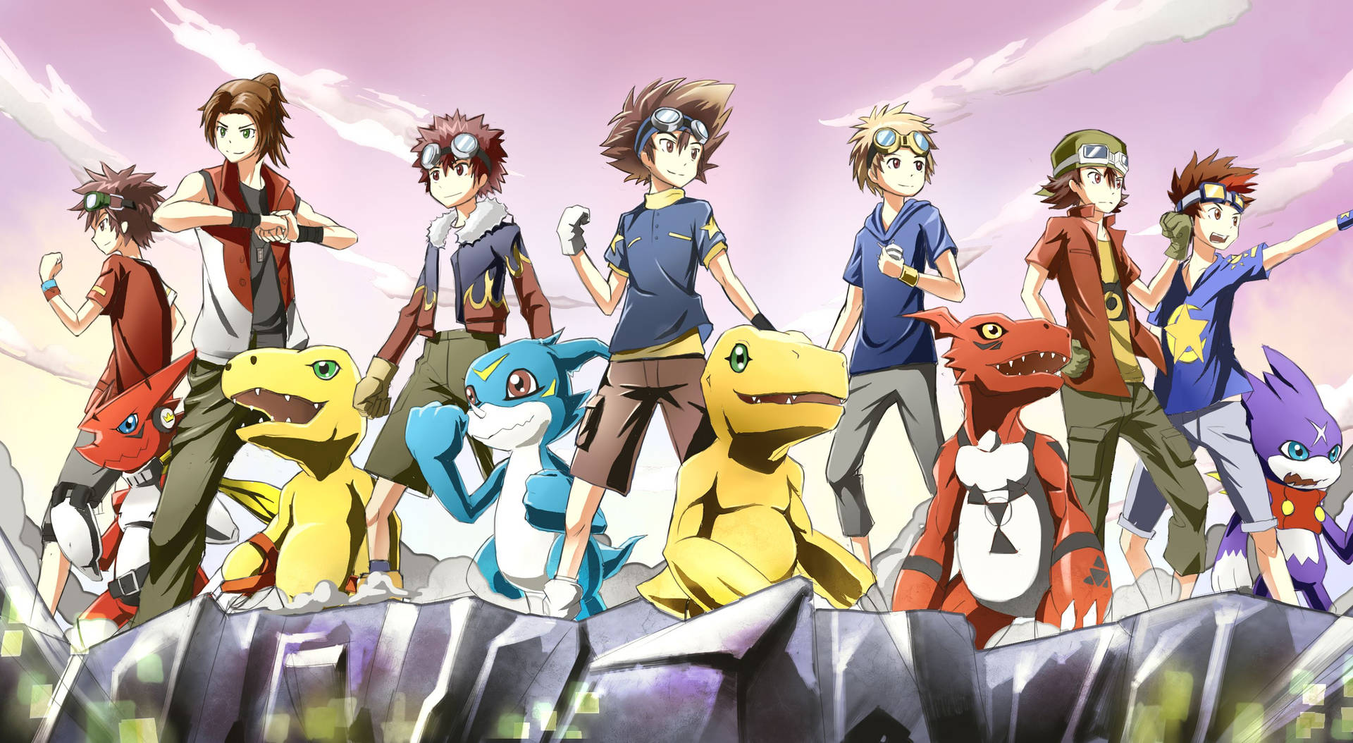 Digimon 3200X1756 Wallpaper and Background Image