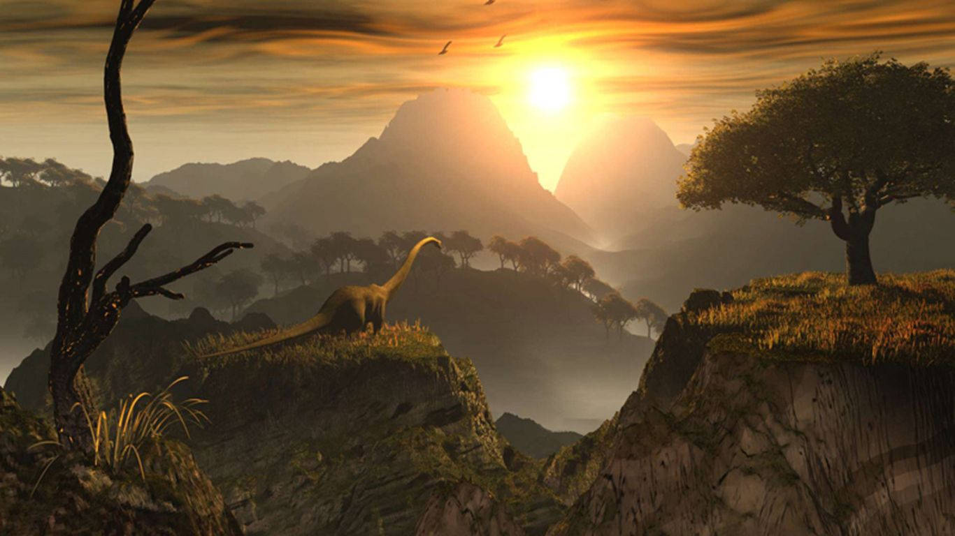 1366X768 Dinosaur Wallpaper and Background