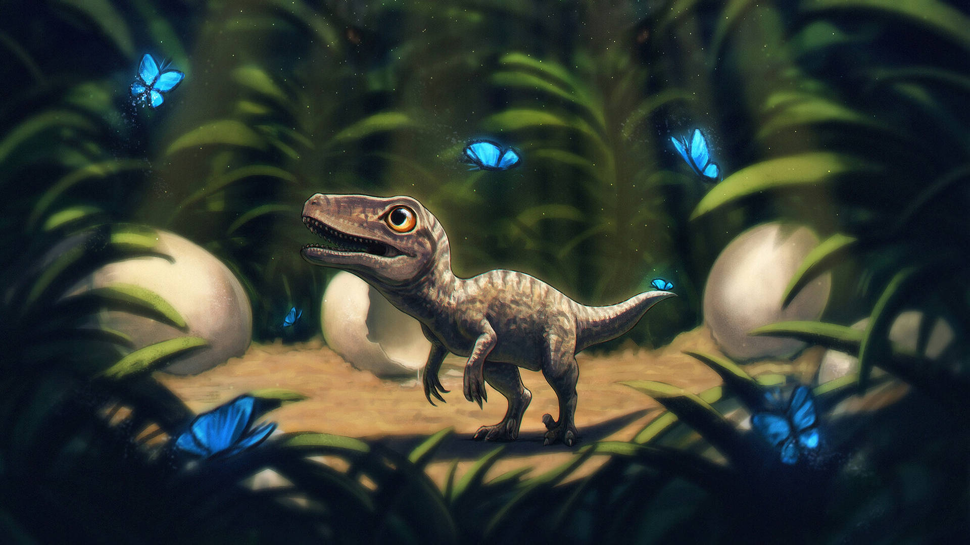 6392X3592 Dinosaur Wallpaper and Background