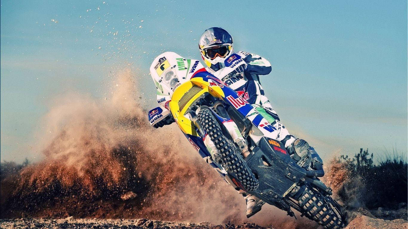 Dirt Bike 1366X768 Wallpaper and Background Image