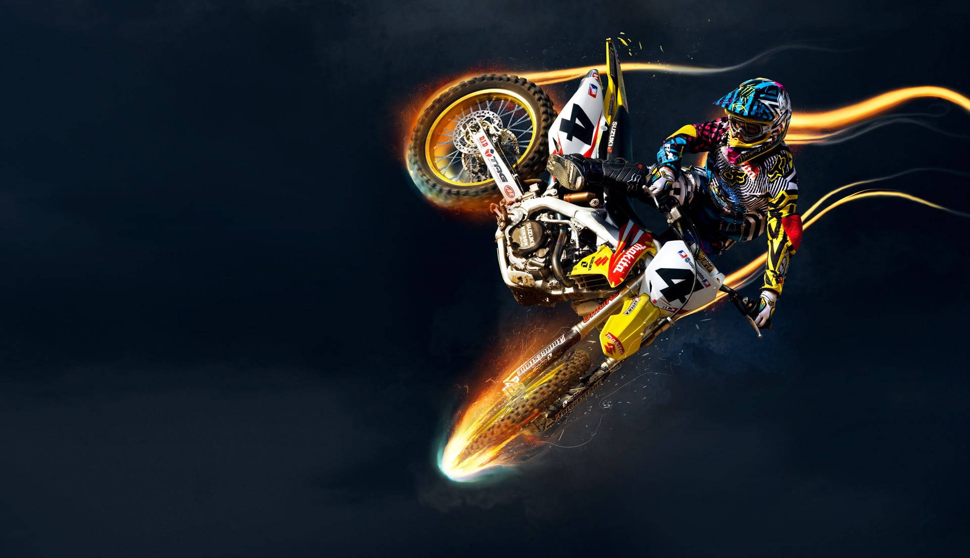 Dirt Bike 1920X1105 Wallpaper and Background Image