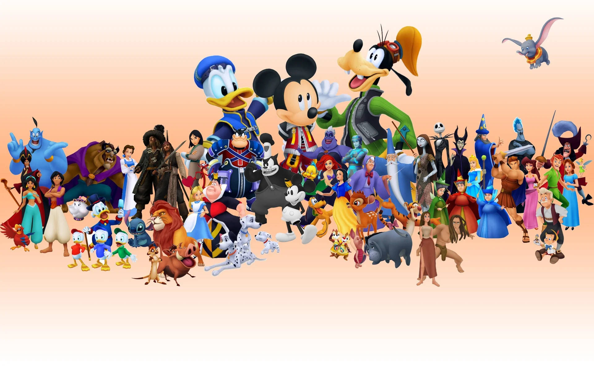 1920X1200 Disney Characters Wallpaper and Background