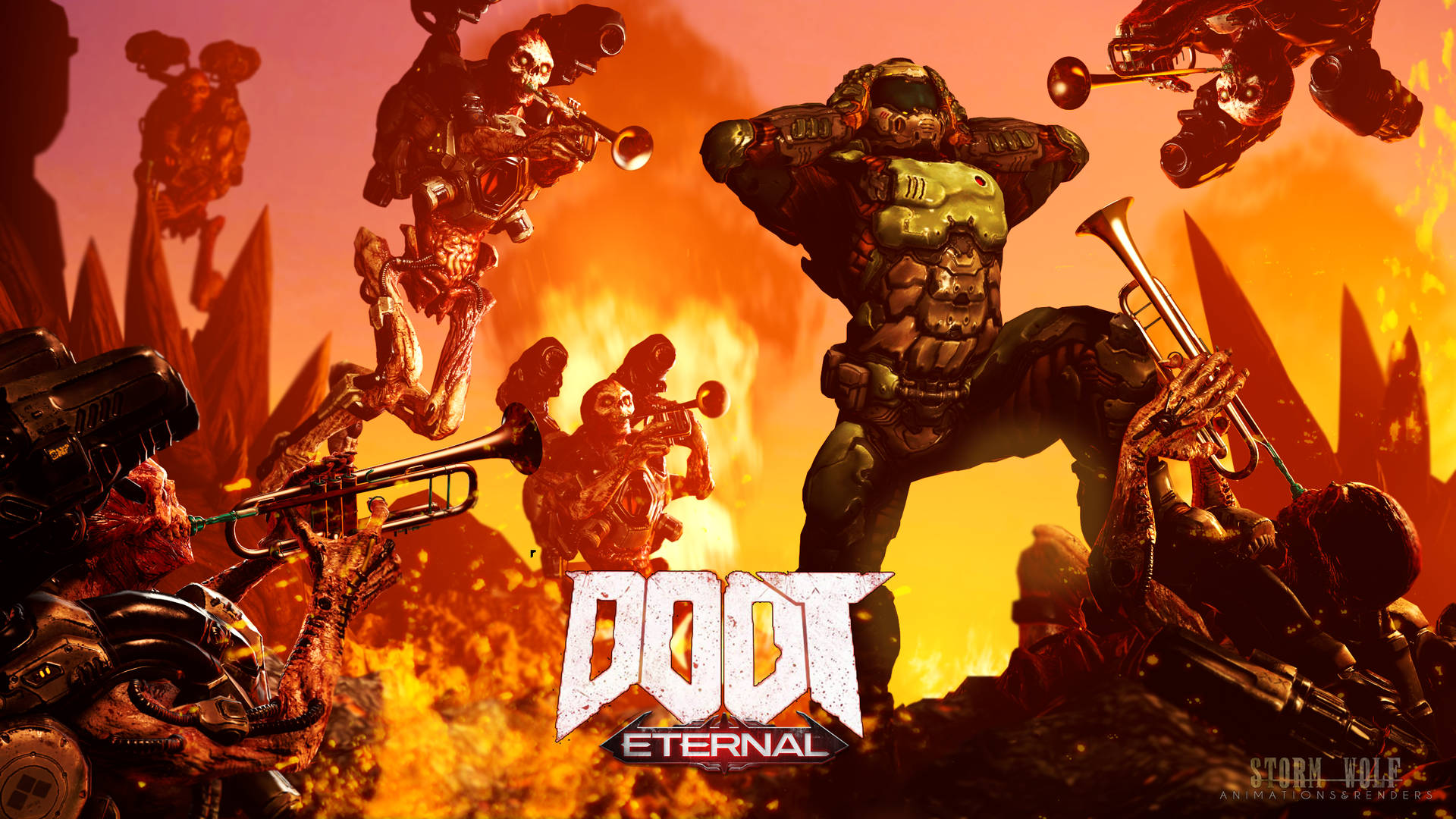 Doom Eternal 2560X1440 Wallpaper and Background Image