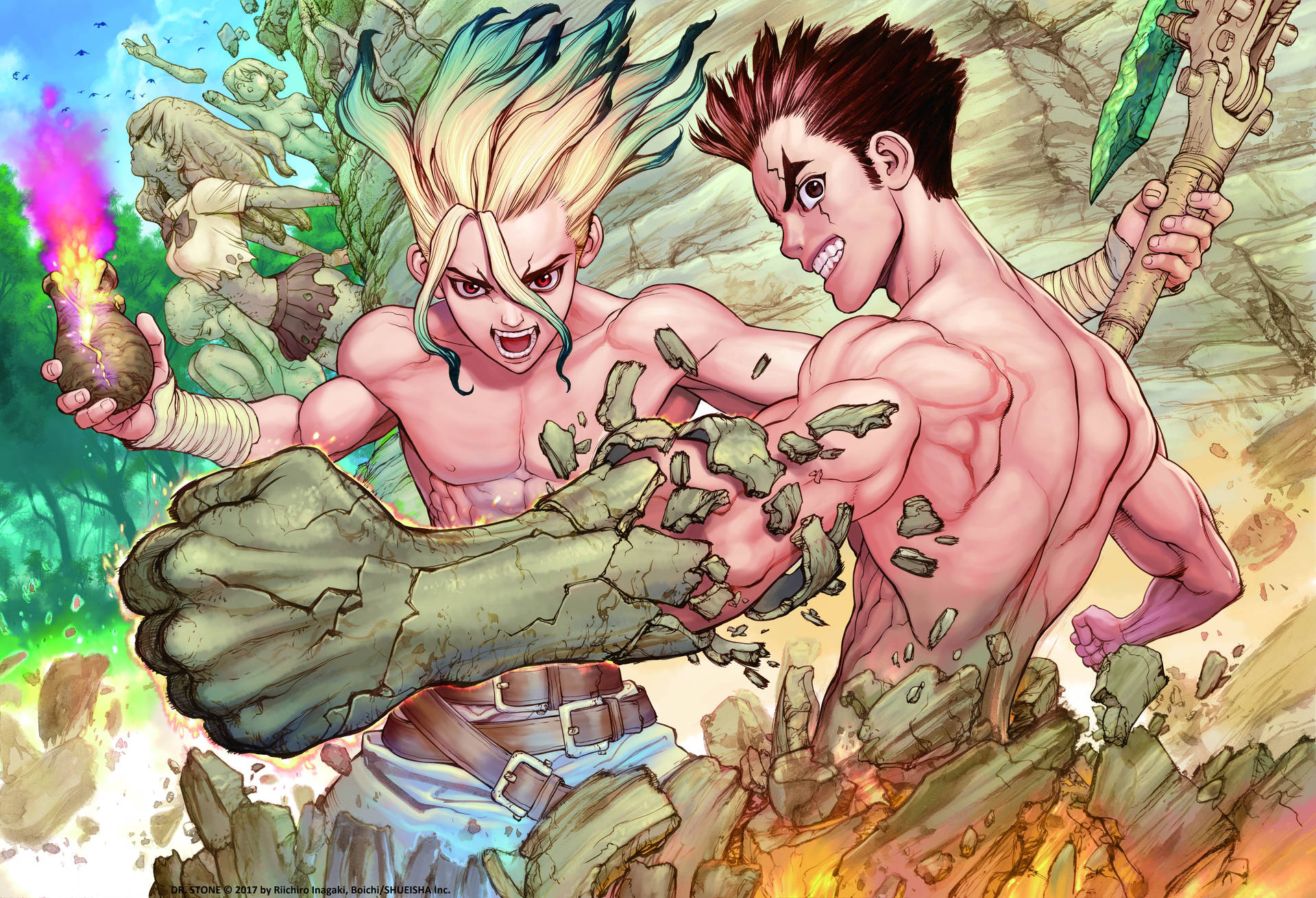 7496X5118 Dr Stone Wallpaper and Background