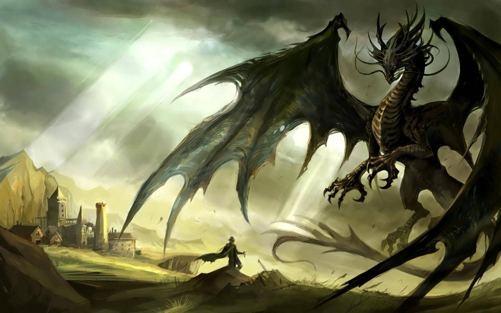 1680X1050 Dragon Wallpaper and Background