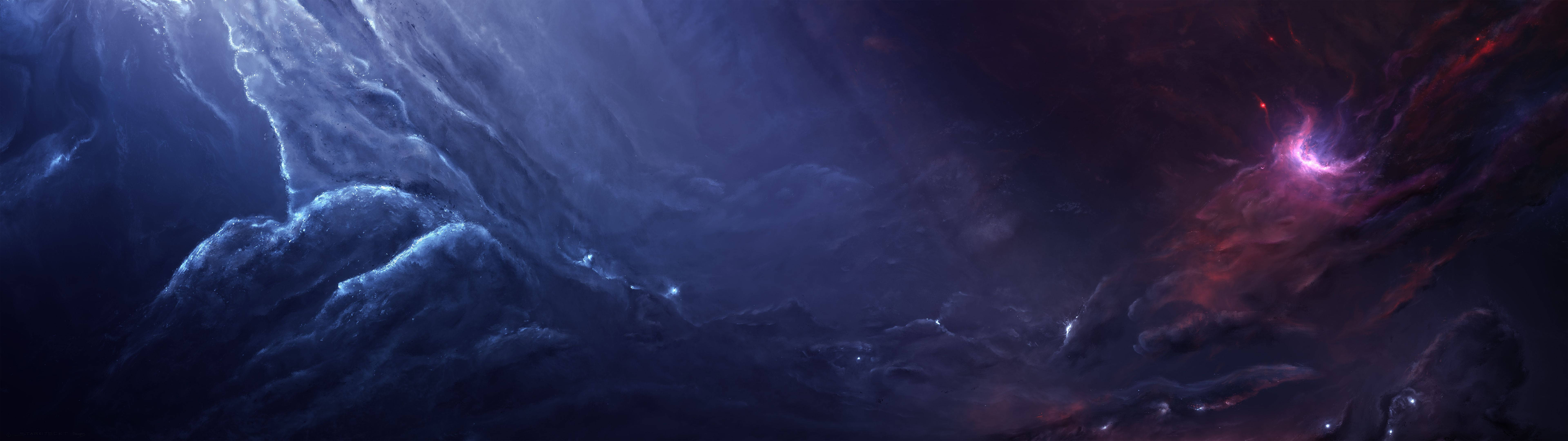 7680X2160 Dual Screen Wallpaper and Background