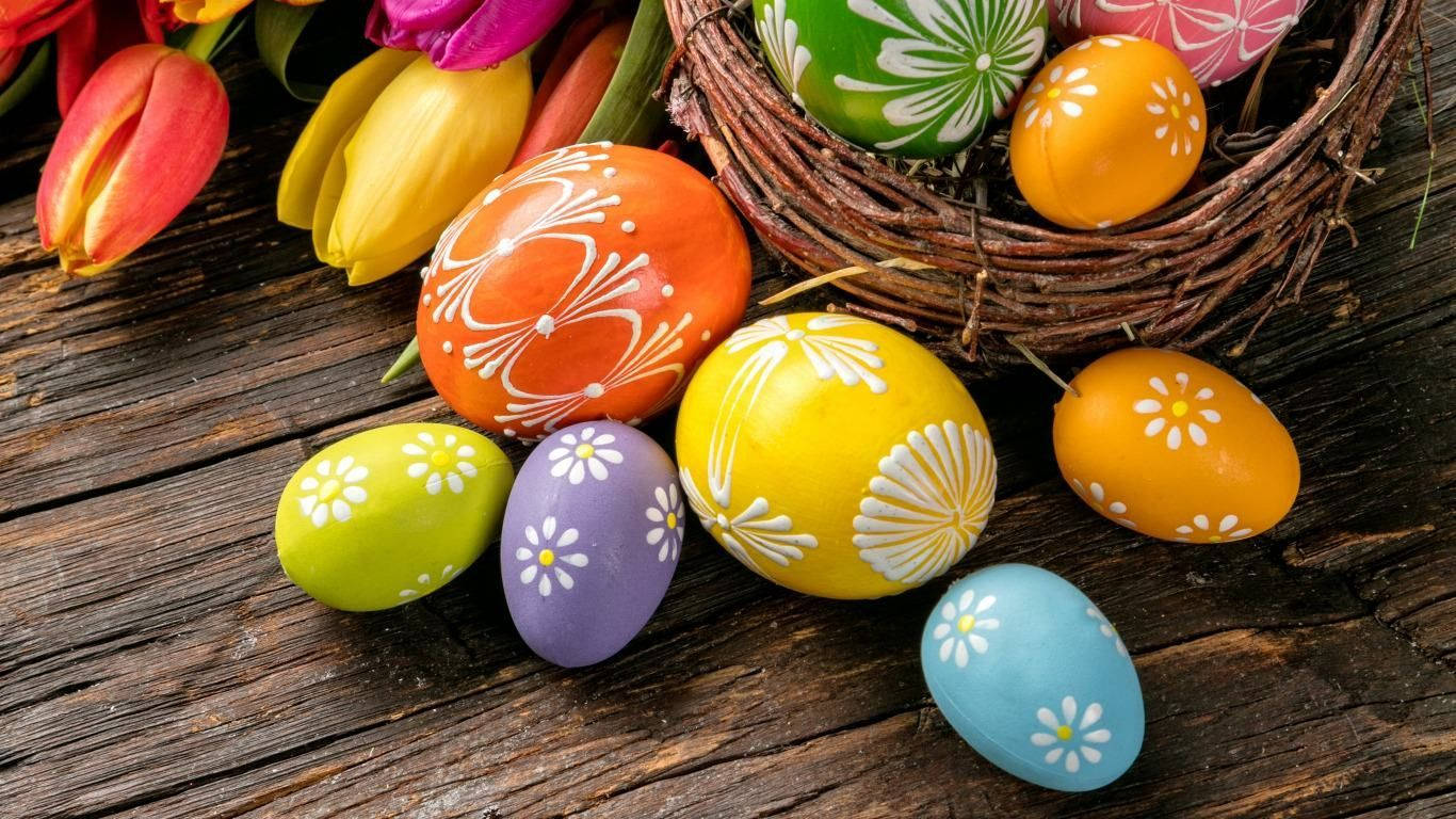 1366X768 Easter Wallpaper and Background