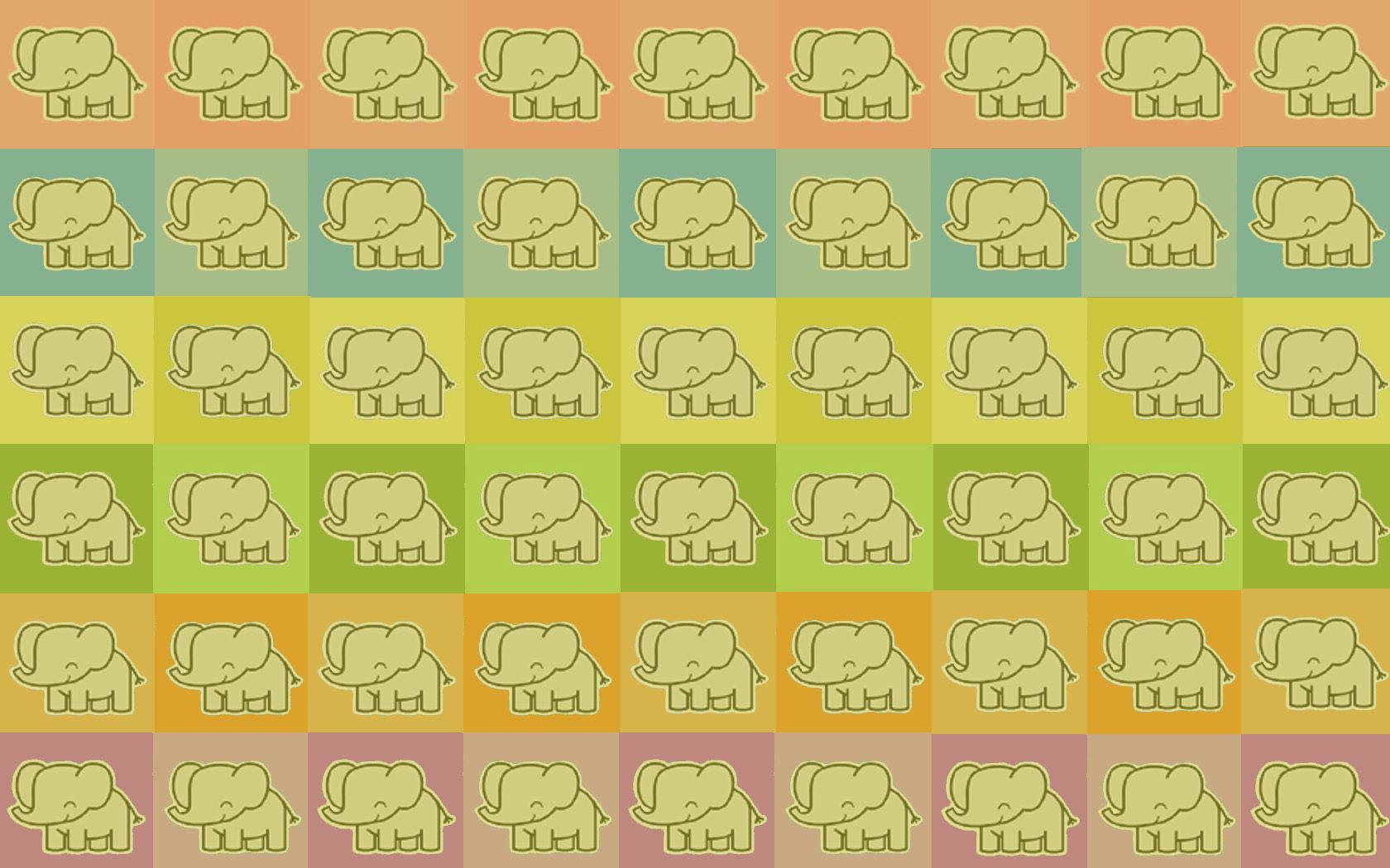 1680X1050 Elephant Wallpaper and Background