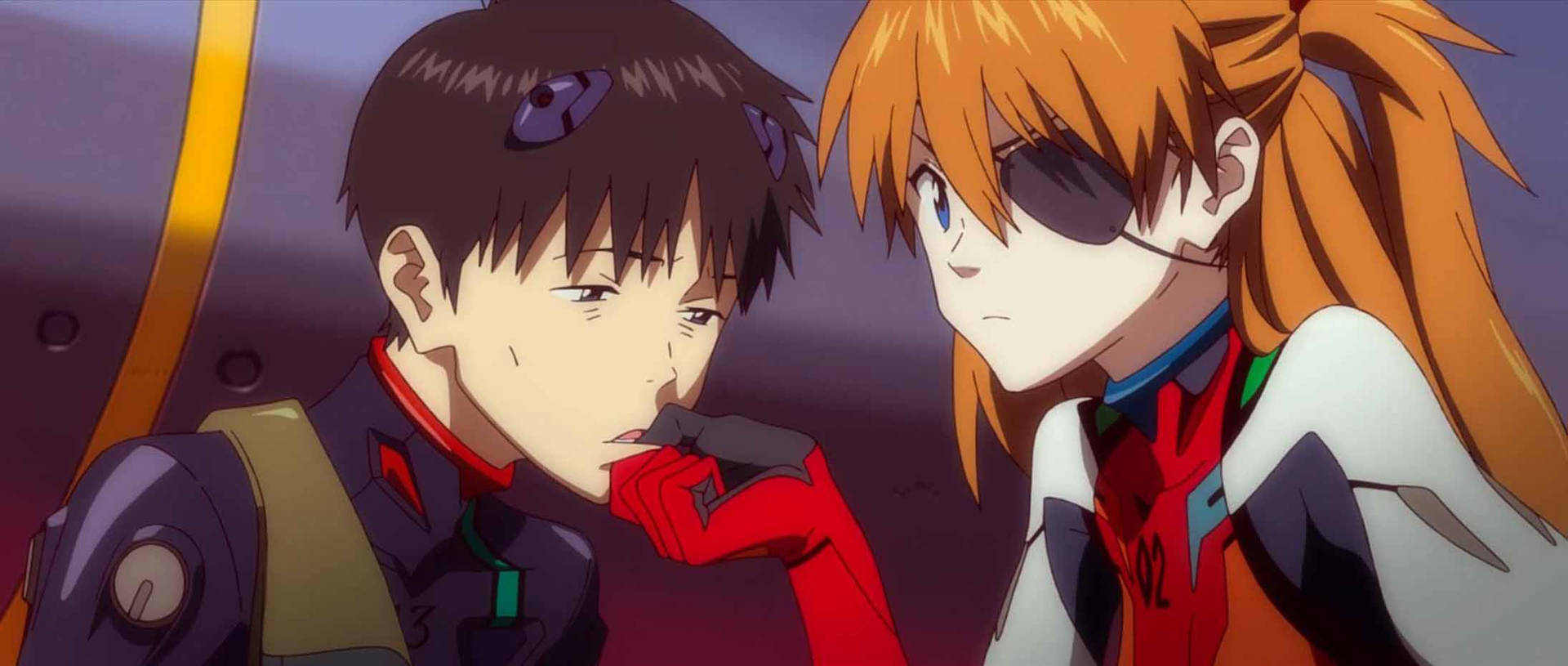 Evangelion 2190X930 Wallpaper and Background Image