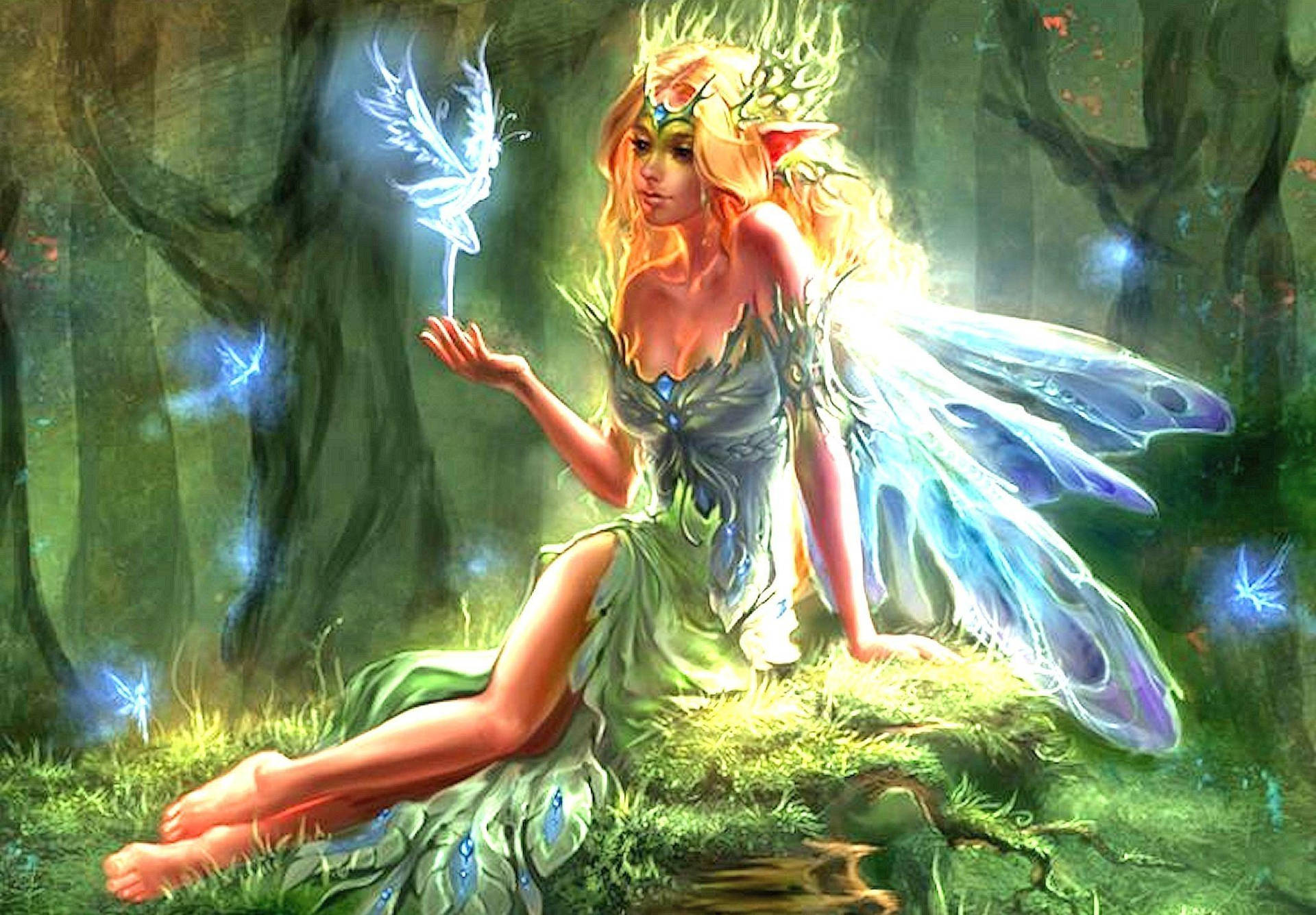 2054X1429 Fairy Wallpaper and Background