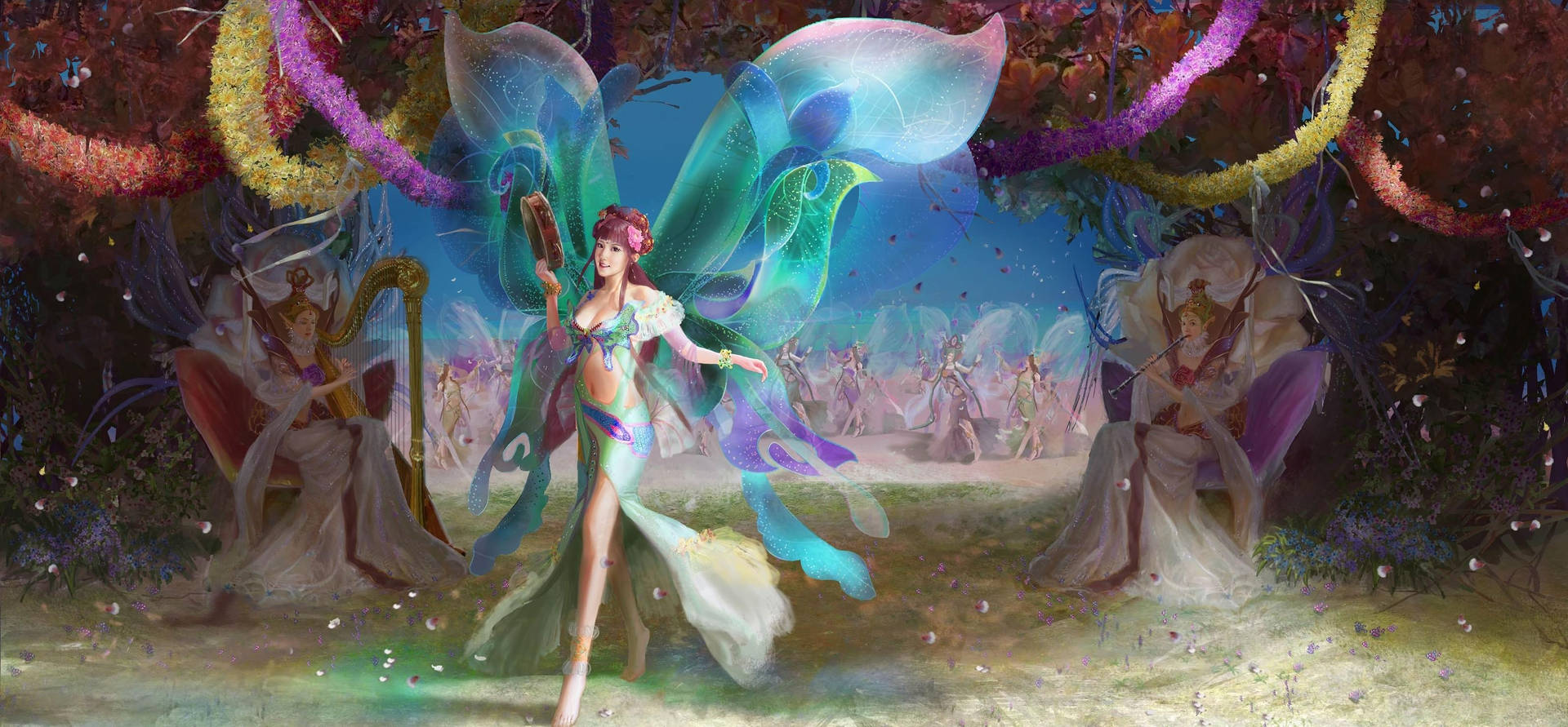 3190X1480 Fairy Wallpaper and Background