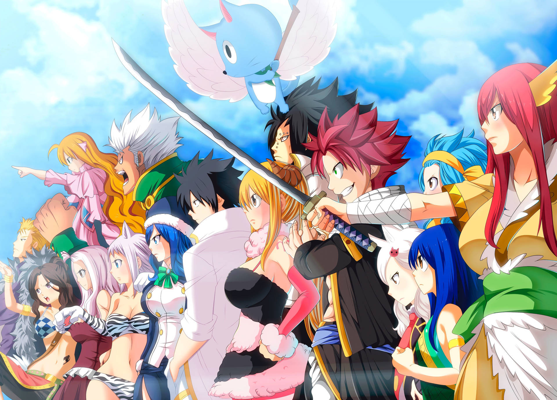 5000X3591 Fairy Tail Wallpaper and Background