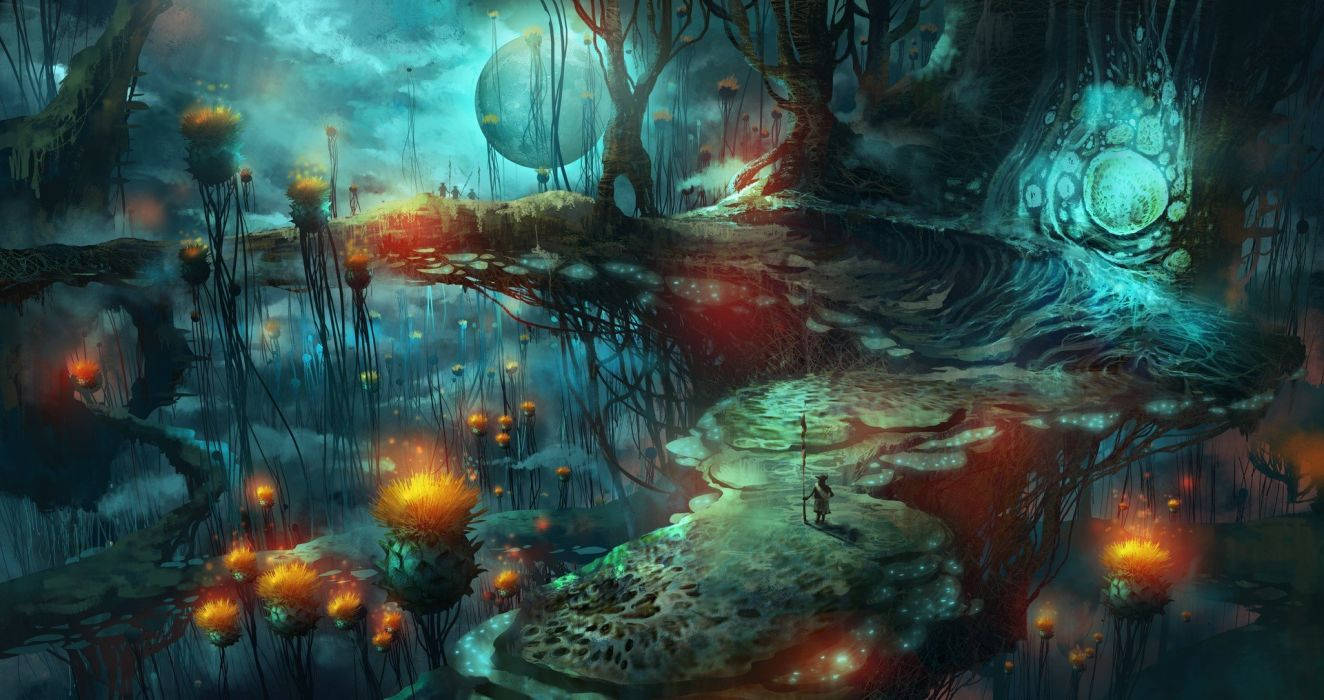 1324X700 Fantasy Art Wallpaper and Background