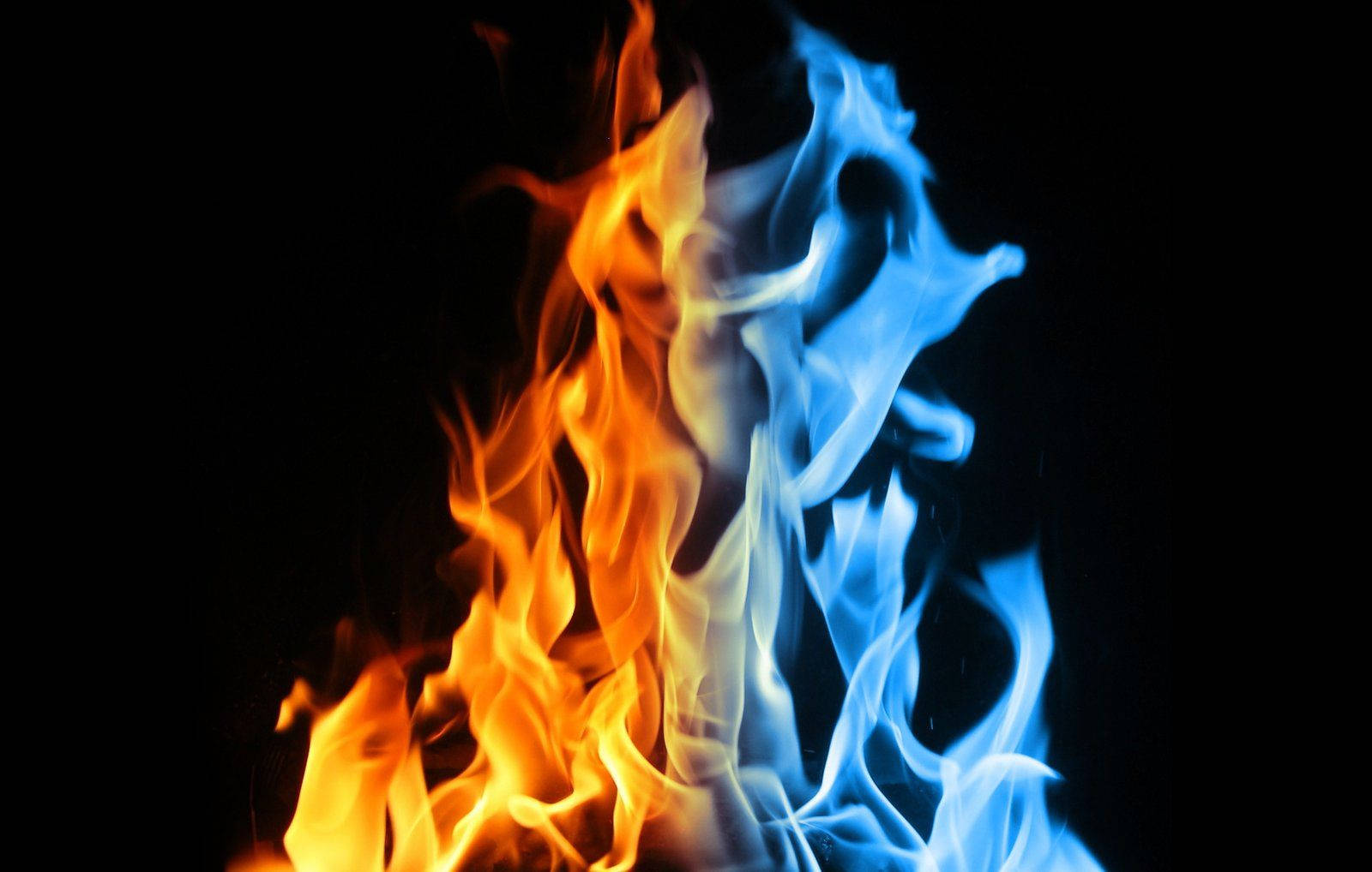 1600X1018 Fire And Ice Wallpaper and Background