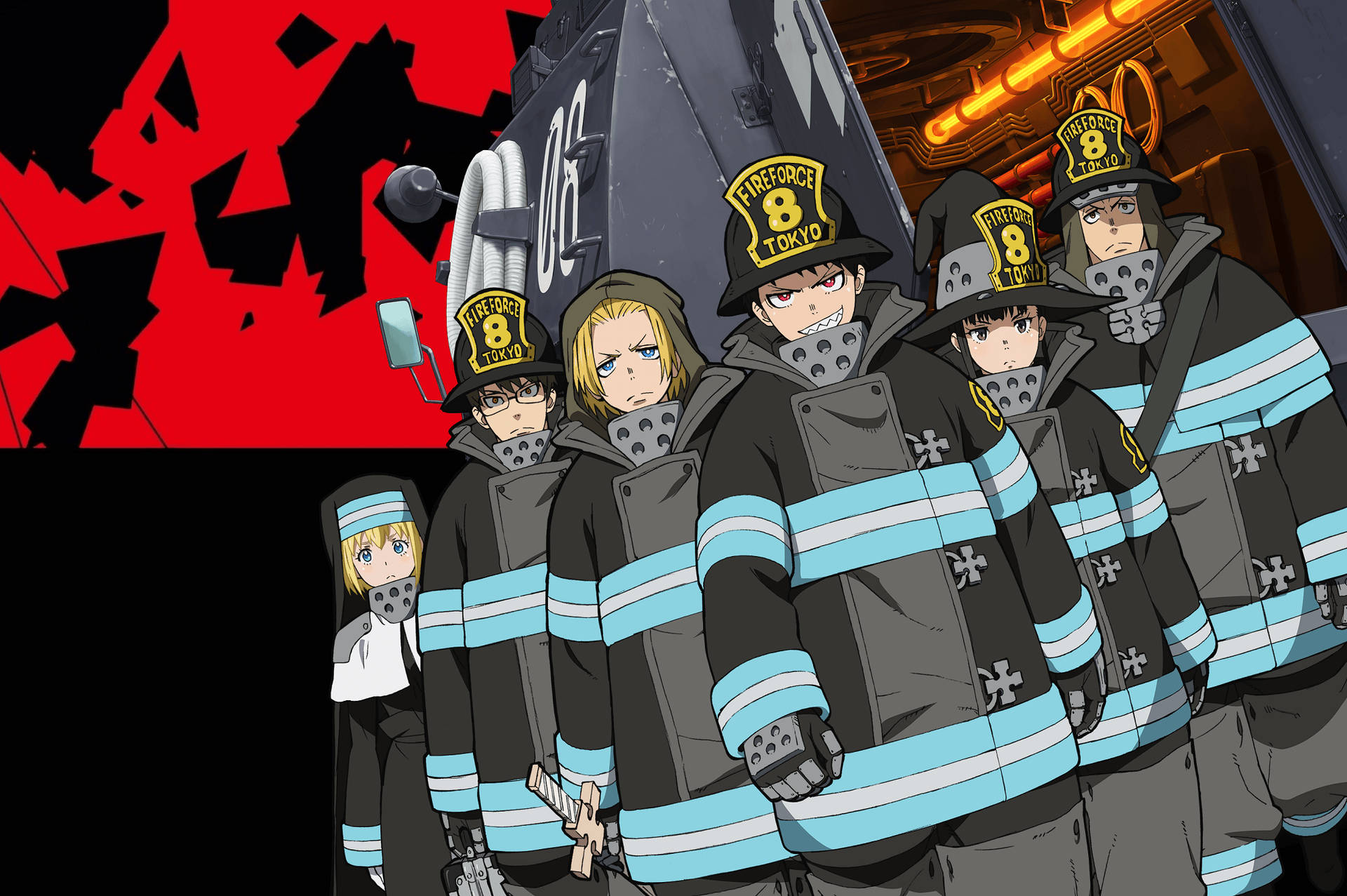 2008X1336 Fire Force Wallpaper and Background